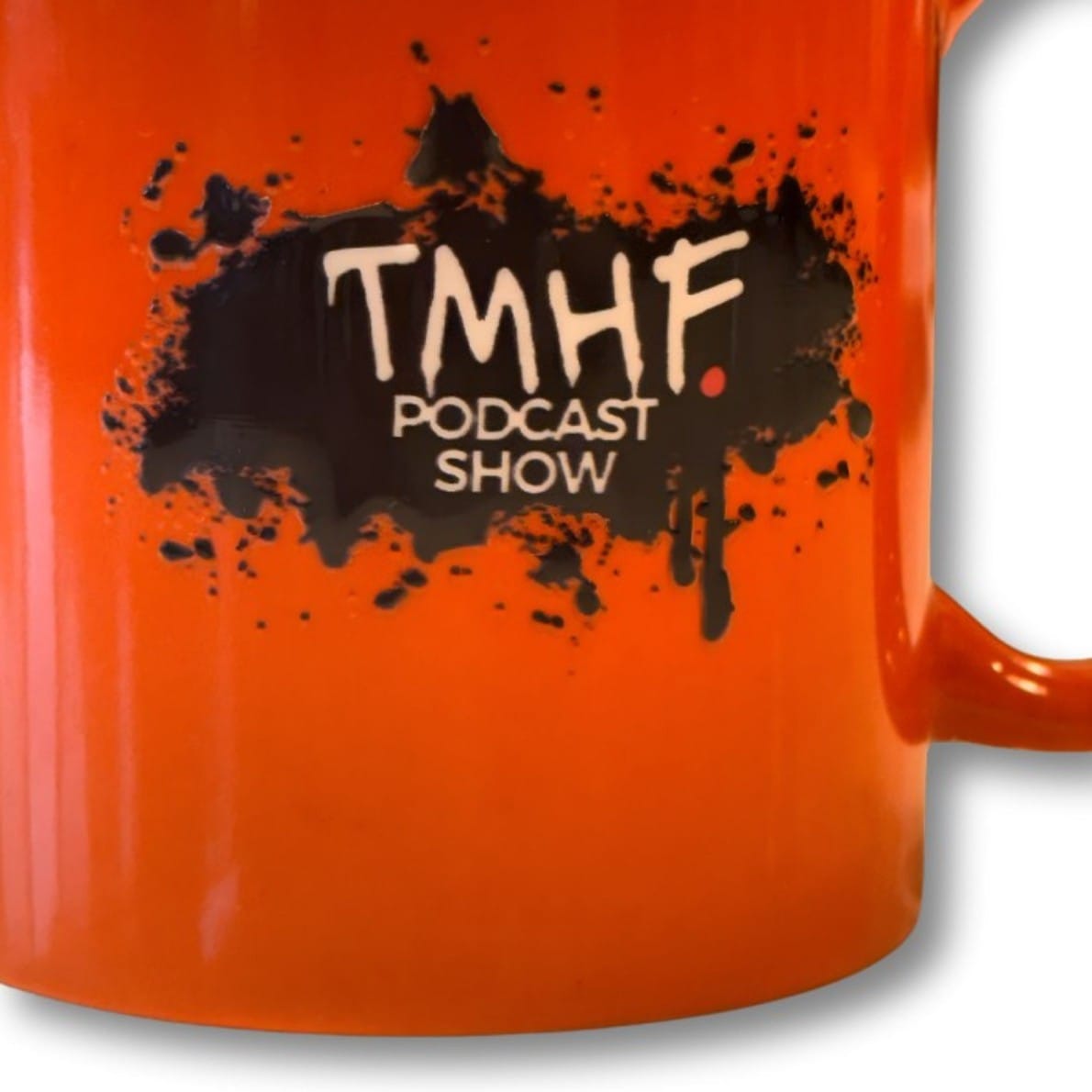 TMHF — Orange W/Black Splatter Logo Mug (11oz) - Image 2